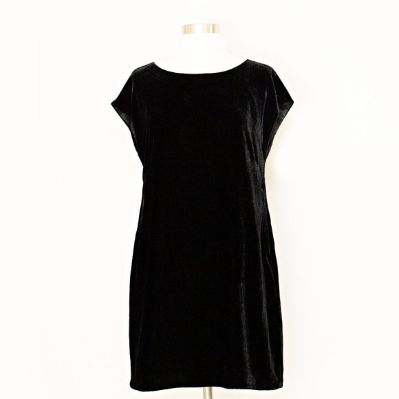 Boden Black Velvet Dress - Picture 1 of 6
